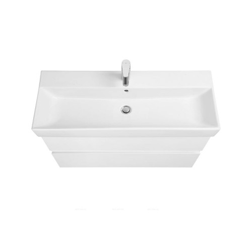 Тумба под раковину подвесная Roca Oleta 100х37х54 см 2 ящика белая A857641806