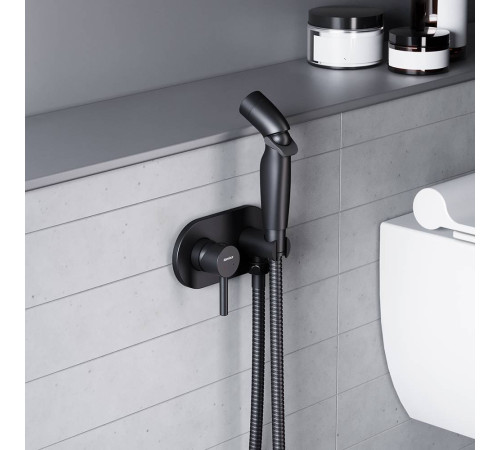 Смеситель для гигиенического душа встраиваемый Damixa Option матовый черный 212000300