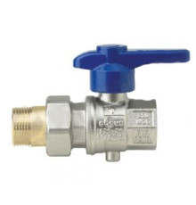 Затвор дисковый латунный Rubinetterie Bresciane EUROFLY 1/2 вн/нар бабочка 60030104