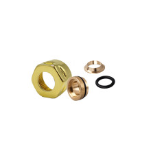 Фитинг для медной трубы SR Rubinetterie 15х3/4 евроконус золото E381-2000D0E0