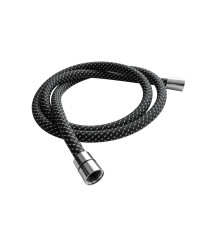 Шланг душевой AQUAme текстиль ПВХ 1500 мм хром AQM1503CR