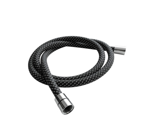 Шланг душевой AQUAme текстиль ПВХ 1500 мм хром AQM1503CR