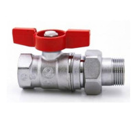 Кран шаровой Giacomini DADO R919 3/4x3/4 НВ с отводом бабочка R919X005