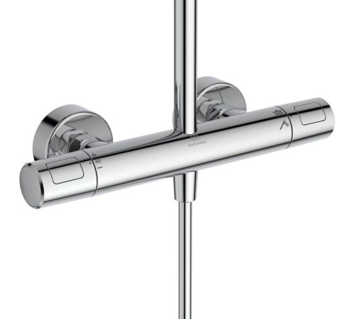 Душевая система Ideal Standard Ceratherm T25 с термостатом и верхним душем 250 мм хром A8520AA