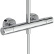 Душевая система Ideal Standard Ceratherm T25 с термостатом и верхним душем 250 мм хром A8520AA