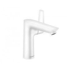 Смеситель для раковины Hansgrohe Talis E 150 со сливным гарнитуром белый матовый 71754700