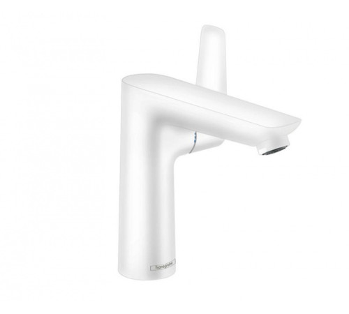 Смеситель для раковины Hansgrohe Talis E 150 со сливным гарнитуром белый матовый 71754700