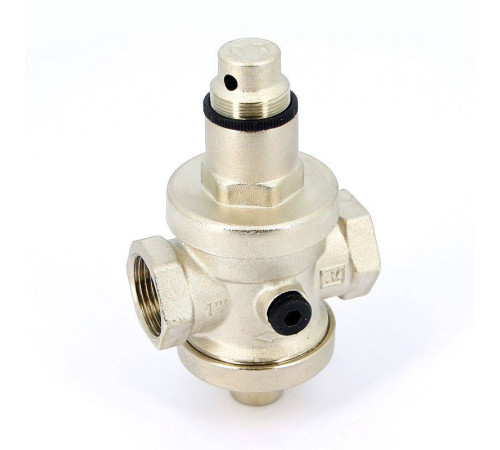 Редуктор давления UNI-FITT ВВ 1 никелированный под аксиальный манометр 204N4140