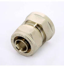 Муфта обжимная никелированная Uni-Fitt 20x3/4 ВР 661N7300