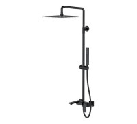 Душевая стойка Boheme Qubic черный матовый 478-B
