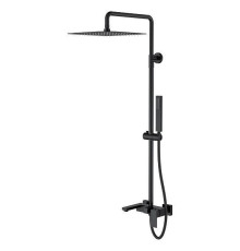 Душевая стойка Boheme Qubic черный матовый 478-B