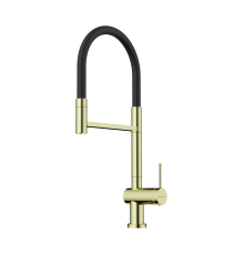 Смеситель для кухни Omoikiri Kanto 2 Plus-SB LG-BL гибкий излив под фильтр светлое золото 4994461