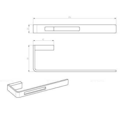 Держатель для туалетной бумаги Boheme Q shine gun metal 10945-SGM