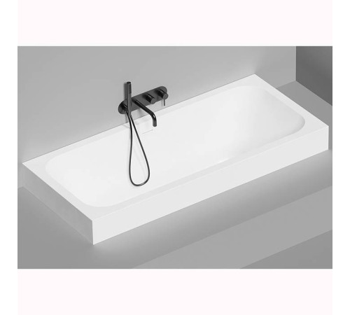 Ванна встраиваемая на ножках Salini Orlanda Axis Kit 170х75х60 см UpDown S-Stone белый матовый 103323M