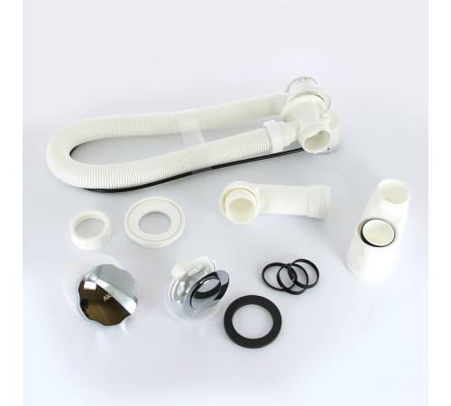 Сифон для поддона McAlpine бутылочный 90-100 мм высота 53 мм выход 40/50 мм хром MRS10C