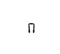 Гарпун-скоба Oventrop для крепления фиксирующей шины EFA03003