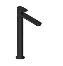 Смеситель для раковины Gattoni H2Omix7000 высокий 298 мм с донным клапаном черный матовый 7007070NO