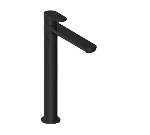Смеситель для раковины Gattoni H2Omix7000 высокий 298 мм с донным клапаном черный матовый 7007070NO