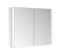 Зеркальный шкаф Keuco Somaris 100x71x12.8 см 2-дверный IP 44 14503002100