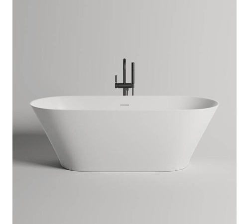 Ванна отдельностоящая Salini Mona 180х80х59.5 см S-Stone белый матовый 102921M
