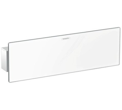 Шланговое подсоединение с полкой и держателем hansgrohe FixFit Porter 300 белый/хром 26456400