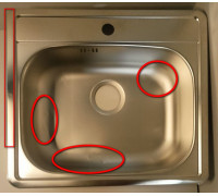 Мойка кухонная Alveus More 10 560х500х166 мм с сифоном Sale1106813_1092