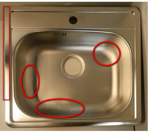 Мойка кухонная Alveus More 10 560х500х166 мм с сифоном Sale1106813_1092