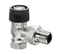 Клапан термостатический угловой Oventrop серия A 1/2 ВР/НР 1181004