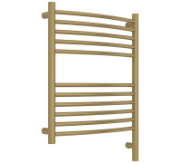 Полотенцесушитель электрический Сунержа Богема 3.1 выгнутая 50х60 см правый золотой шёлк матовый 32-6003-6050