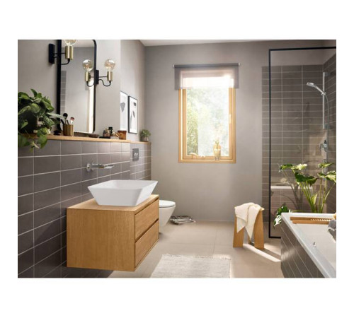 Смеситель для раковины Hansgrohe Rebris E настенный хром 72568000
