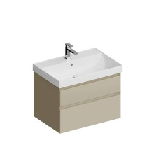 Тумба подвесная Kerama Marazzi Cubo 70 см с ящиками лимо матовая CUB.70.2\LIM