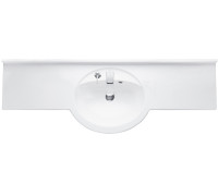 Раковина Aquaton Отель 5/1500 с навесами и диспенсером 1A70133NOT010