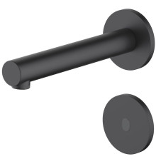 Смеситель для раковины бесконтактный настенный Timo Saona черный 2373/03SM