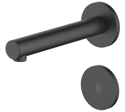 Смеситель для раковины бесконтактный настенный Timo Saona черный 2373/03SM