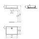 Раковина накладная Ideal Standard Extra 60x40x12.5 см без отверстия белая T374001