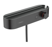 Термостат для душа Hansgrohe ShowerTablet Select 400 внешнего монтажа матовый черный 24360670