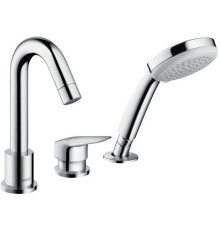 Смеситель для ванны Hansgrohe Logis на 3 отверстия комплект 71313000/13439180