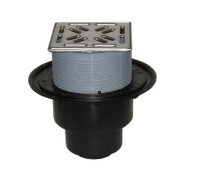 Трап для душа вертикальный HL HL3100Pr решетка Клик-Клак сухой сифон Primus DN50/75/110 HL3100Pr