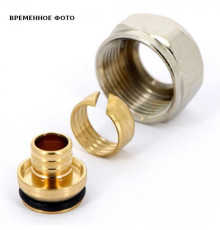 Соединитель обжимной General Fittings 20(2.8) x 3/4 EK ВР для полиэтиленовых труб 682W2034