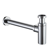 Сифон для раковины Aquanet 1 1/4 латунный без выпуска хром AQM7010CR