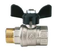 Кран шаровой Rubinetterie Bresciane UNI-SFER 1 вн-нар 1521060000