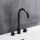 Смеситель для раковины AM.PM Scandinavian Pure на 3 отверстия черный матовый 360200300