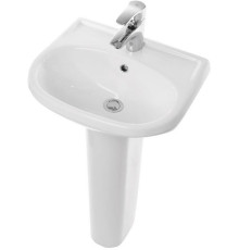 Умывальник пьедестальный ВКС КОМФОРТ 50 Белый WB.PD/Comfort/50-C/WHT.G/S1