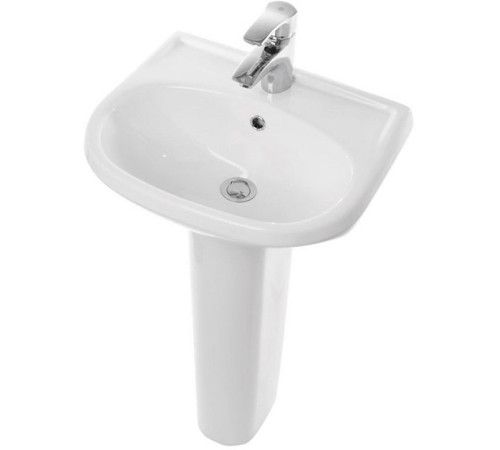 Умывальник пьедестальный ВКС КОМФОРТ 50 Белый WB.PD/Comfort/50-C/WHT.G/S1