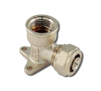 Водорозетка Tiemme с фланцем 16x2.0-1/2 ВР 1600003