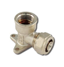 Водорозетка Tiemme с фланцем 16x2.0-1/2 ВР 1600003