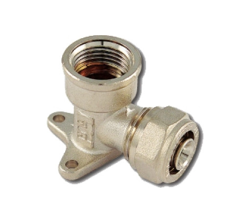 Водорозетка Tiemme с фланцем 16x2.0-1/2 ВР 1600003