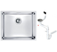 Мойка кухонная Alveus Kombino 50 под столешницу 500х400х200 мм с сифоном 1100237