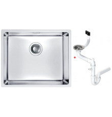 Мойка кухонная Alveus Kombino 50 под столешницу 500х400х200 мм с сифоном 1100237