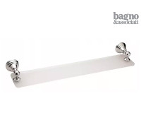 Полка для ванной стеклянная Art&Max Crystal 60 см бронза CA 114.92